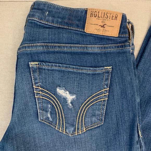 Hollister Medium Blue Jeans Size 5L - Picture 6 of 6
